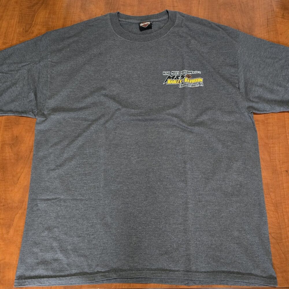 Harley Davidson 2017 Burning Of Chambersburg PA 1864 Commemorative Tee 2XL